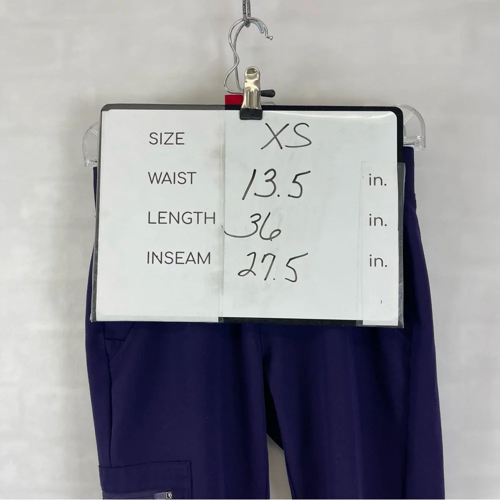 FIGS‎ Technical Collection XXS Zamora Jogger Scrub Pants Royal Blue